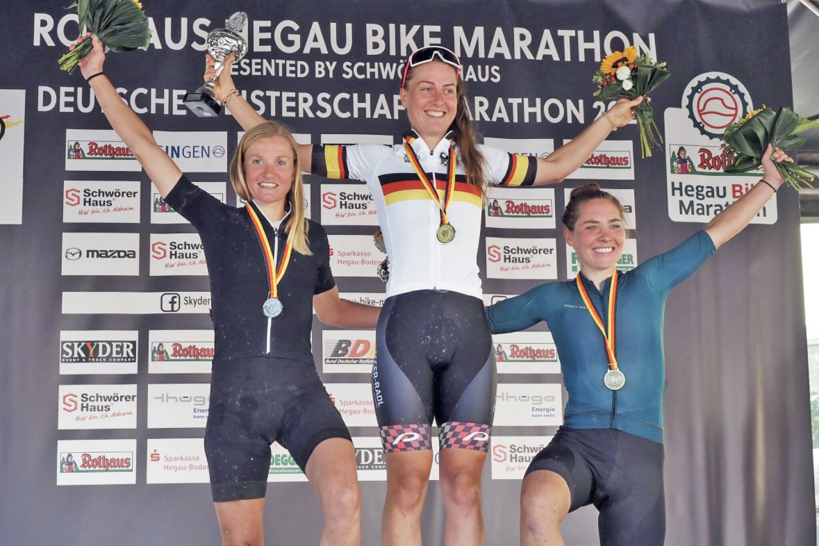 Deutscher Meistertitel für Tanja Priller vom RSC Wolfratshausen beim Hegau Mountainbike-Marathon
